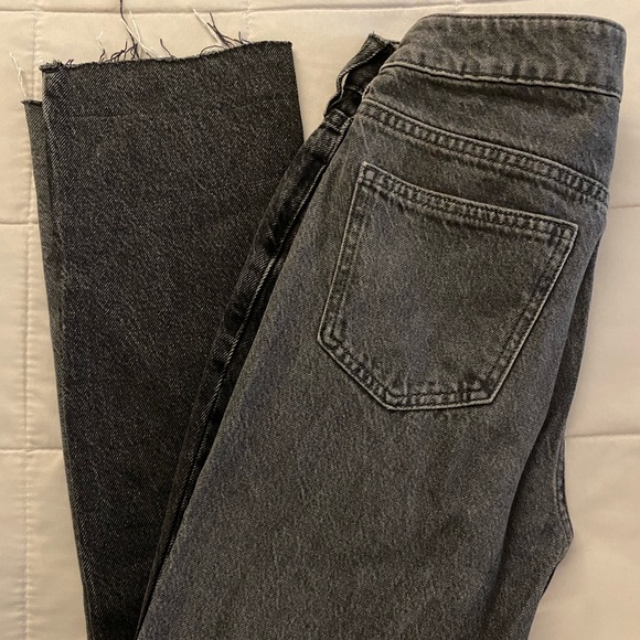PacSun Jeans Half Grey Half Black Mom Jeans Poshmark